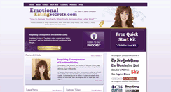 Desktop Screenshot of emotionaleatingsecrets.com